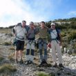Foto de cumbre - De izquierda a derecha: Matus, Pau, Merli y Javi en la cumbre.