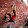 Último bloque femenino - Final del Campeonato Nacional de Escalada en Ecuador: modalidad bloque