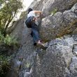 Jennifer apretando a muerte - En su segundo día de escalada, Jenni se atreve con un 5+ muy apretón.