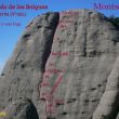 Croquis de la vía Montpart - Reseña sobre fotografía de la vía Montpart a la Miranda de les Boïgues.