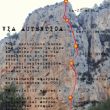 Croquis de la va Autntica - Resea sobre fotografa a color de la va Autntica al risco del Morrn, en Montanejos.