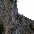Llegando al crux - 