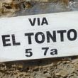 Cartel a pie de vía - 