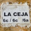 Cartel a pie de vía - 