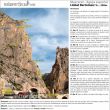 Croquis Llobet Bertomeu - Fue la primera ruta abierta en la aguja superior. Su trazado es muy evidente.
Parte del antiguo puente de la carretera, frente a una caseta de planta cuadrada sin puerta, junto a unos escalones tallados en la roca.
Fue equipada con parabolts y posteriormente desequipada, en algunos largos se pueden seguir los parabolts cortados a ras de la roca. Se respetó el equipamiento de los pasos clave lo que la convierten en una clásica para todos los públicos.