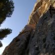 deportiva en Bernia - escalada deportiva en Bernia, Silvia en la vía Brevemente (V+)
