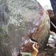 Boulder en Albarracín - La jornada se termina y el Xicotiu todavía tiene energía para intentar este mítico bloque de Albarracín.